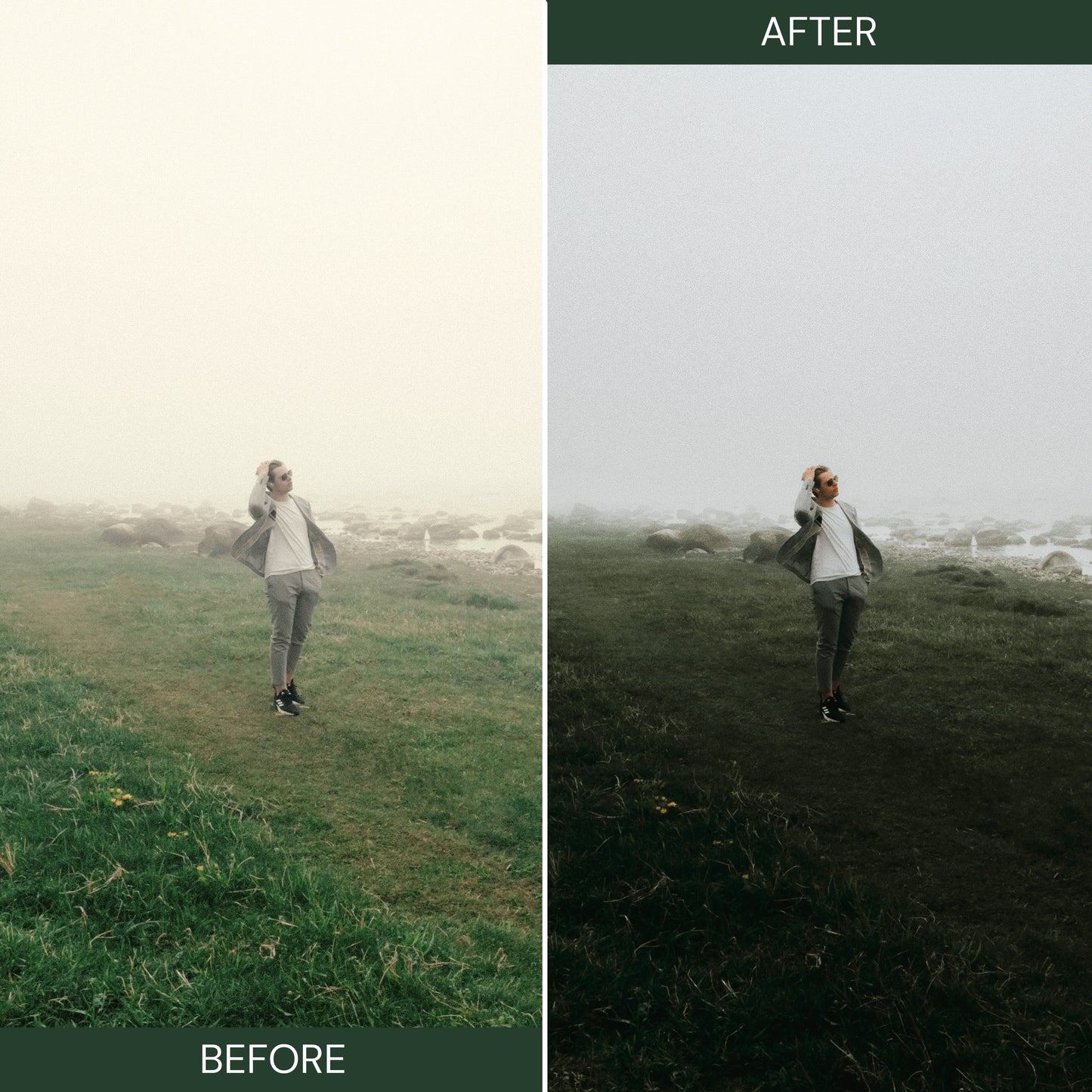 Moody Green Lightroom Presets