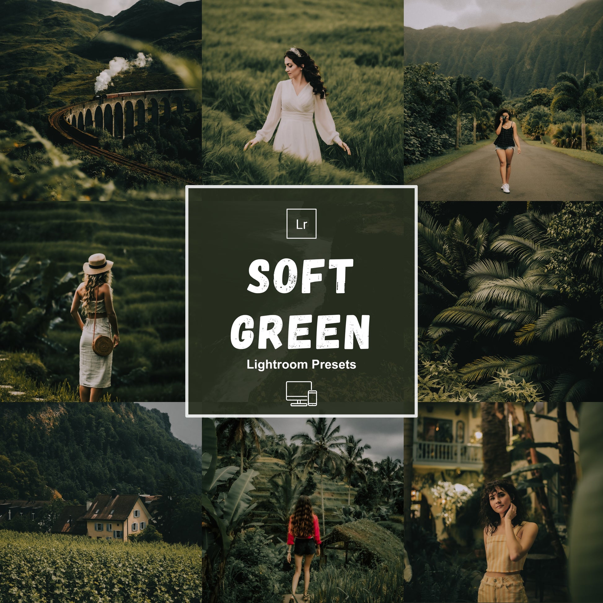 Soft Green Lightroom Presets
