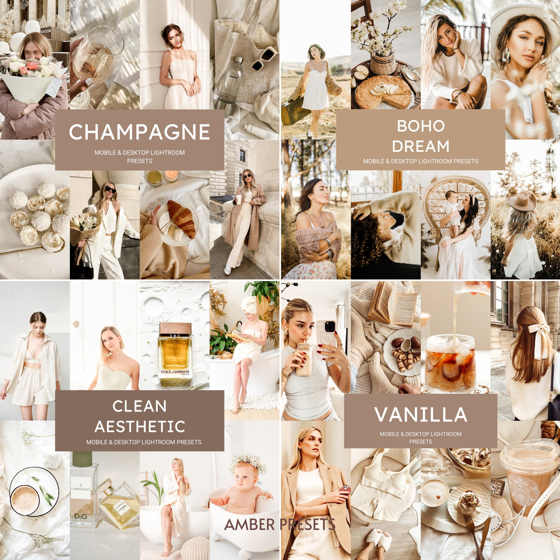 1000+ Mega Bundle. Lightroom Presets- 100 Free Video LUTs