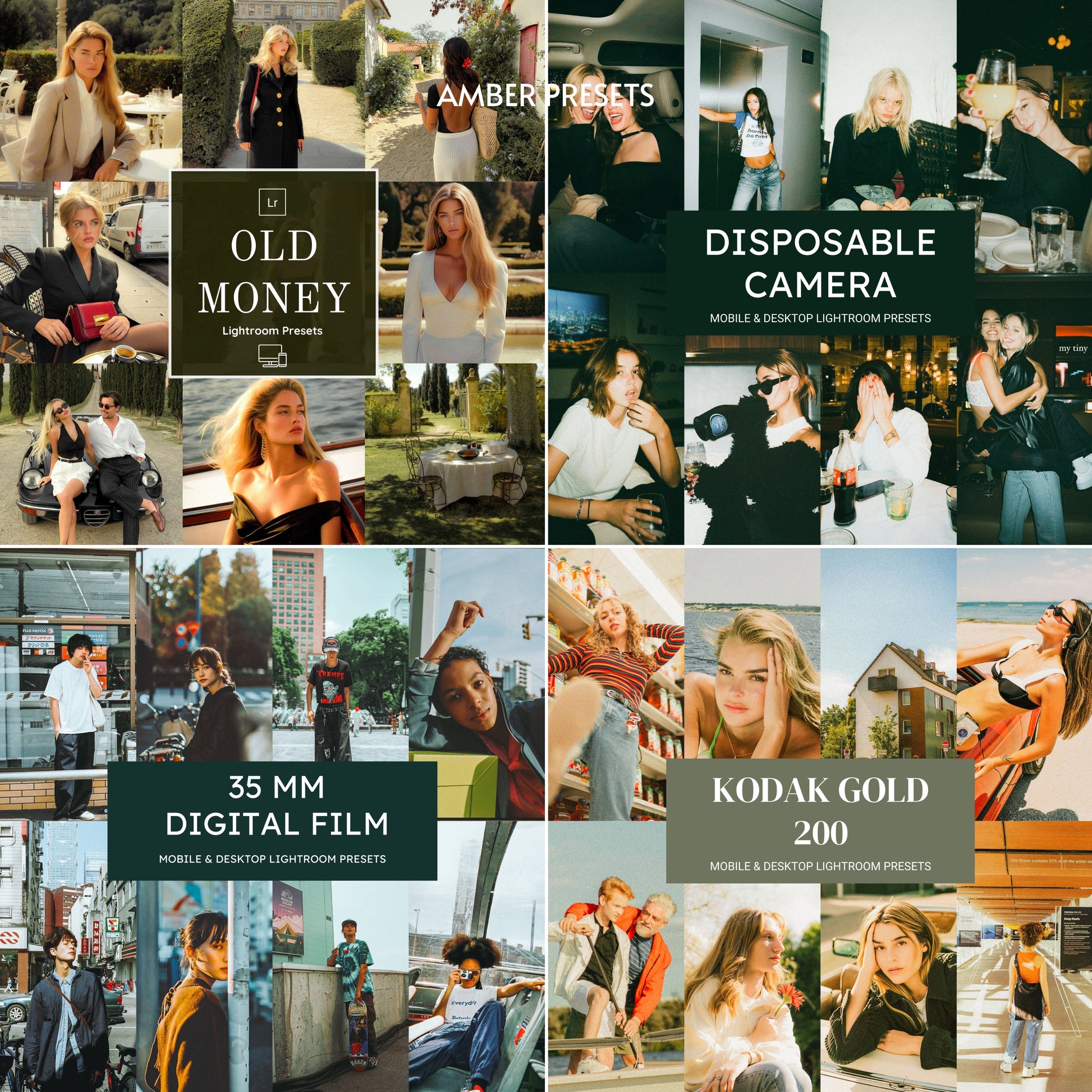 1000+ Mega Bundle. Lightroom Presets- 100 Free Video LUTs