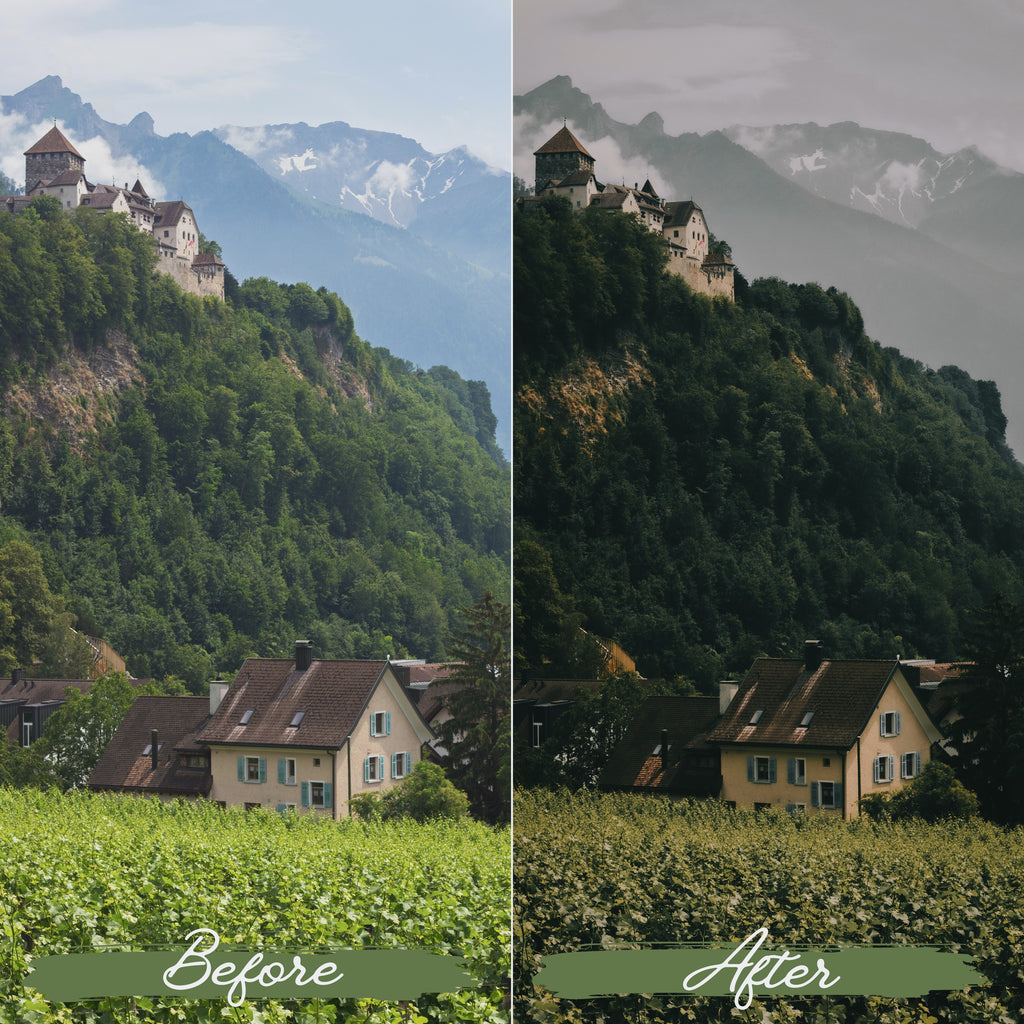 Soft Green Lightroom Presets