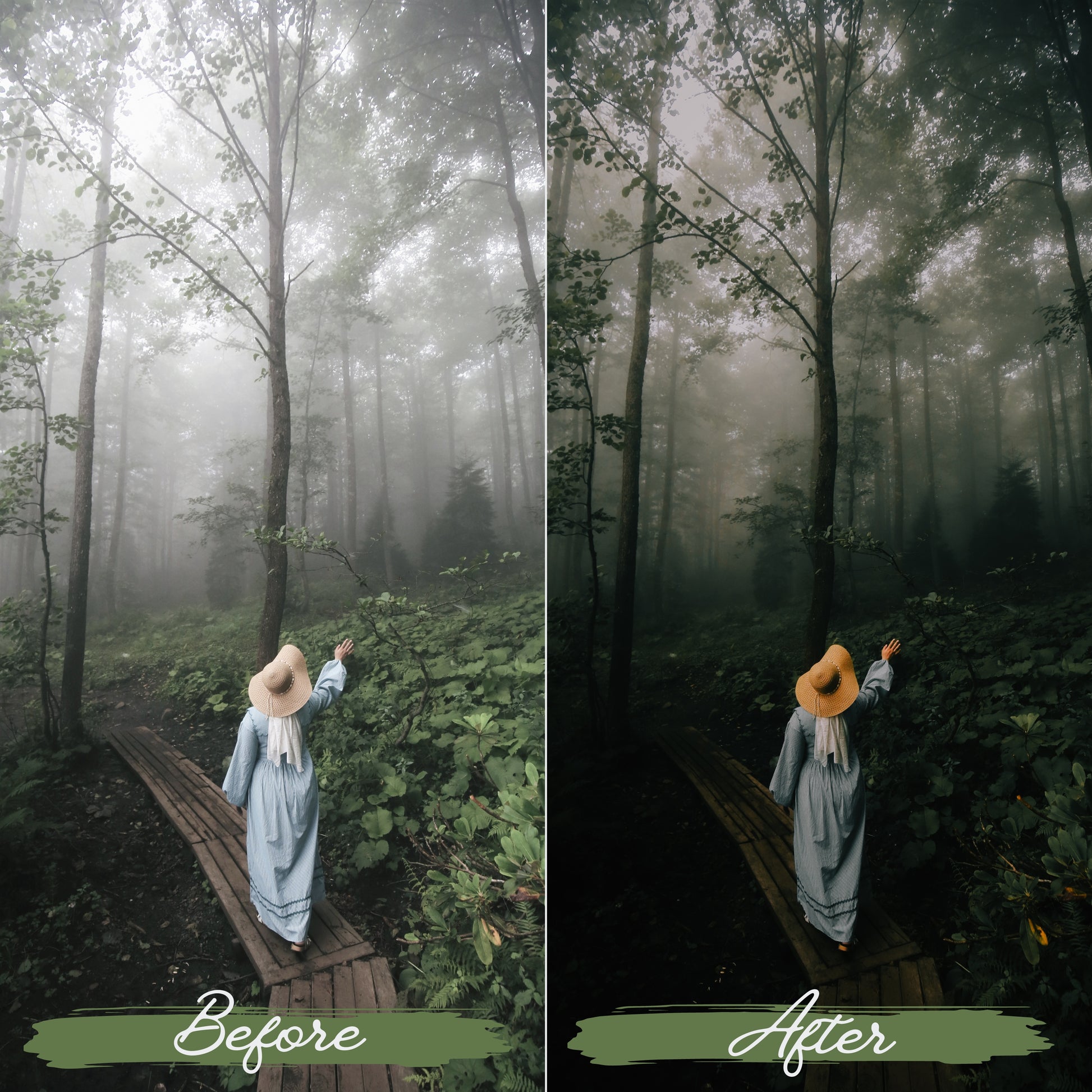 Soft Green Lightroom Presets