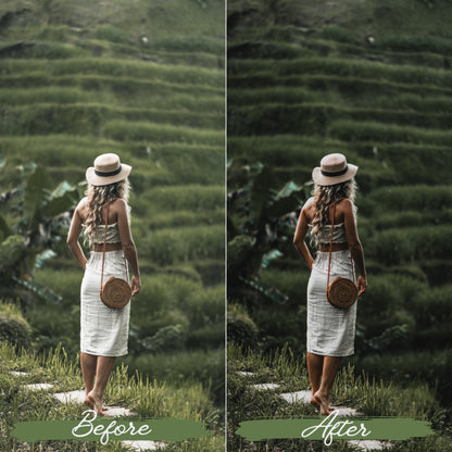 Soft Green Lightroom Presets