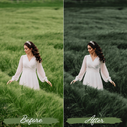 Soft Green Lightroom Presets