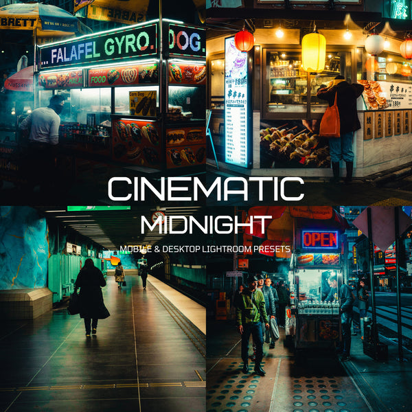 Cinematic Midnight Lightroom Presets