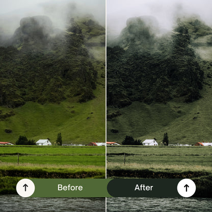 Cinematic Green Lightroom Presets