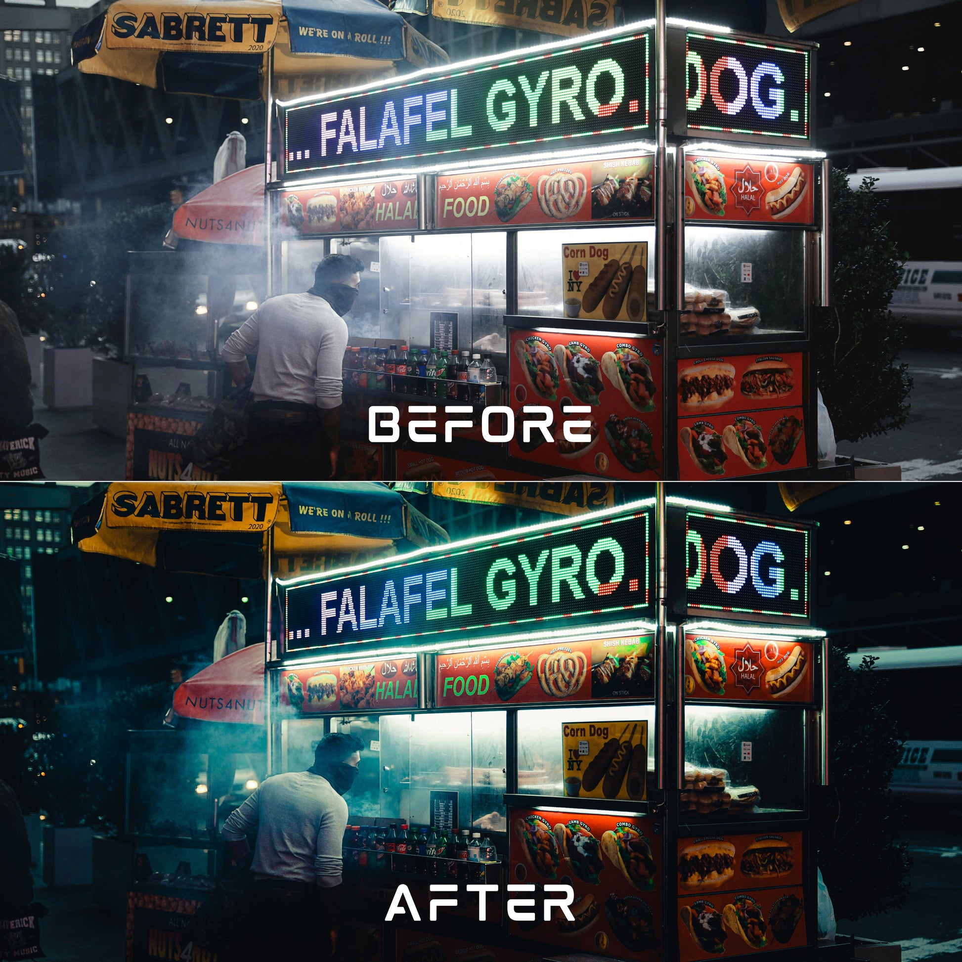 Cinematic Midnight Lightroom Presets