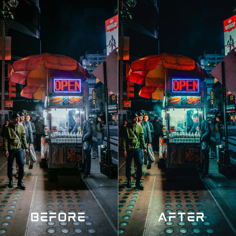 Cinematic Midnight Lightroom Presets