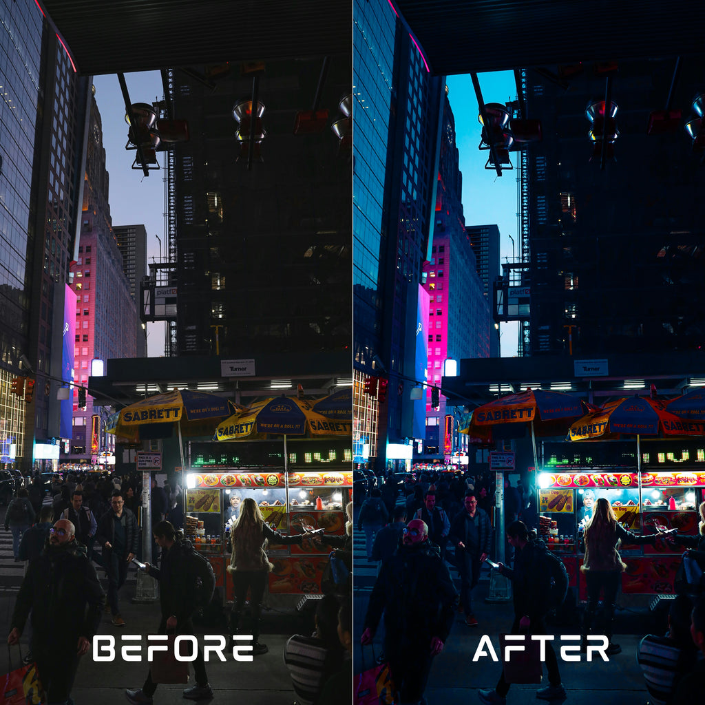 Cinematic Midnight Lightroom Presets