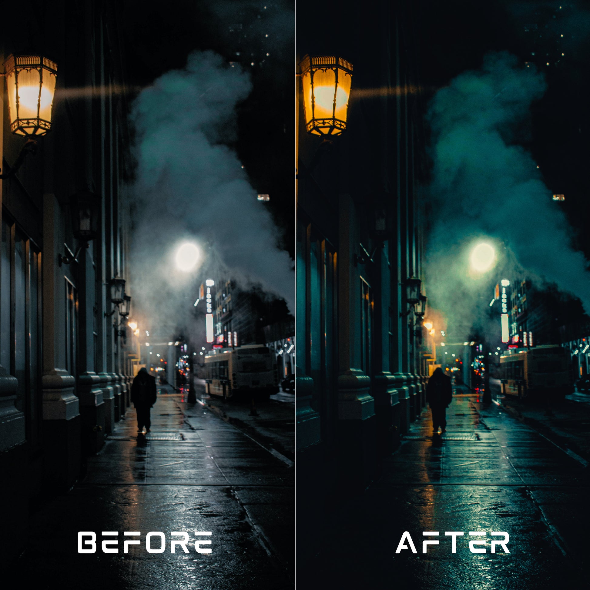 Cinematic Midnight Lightroom Presets