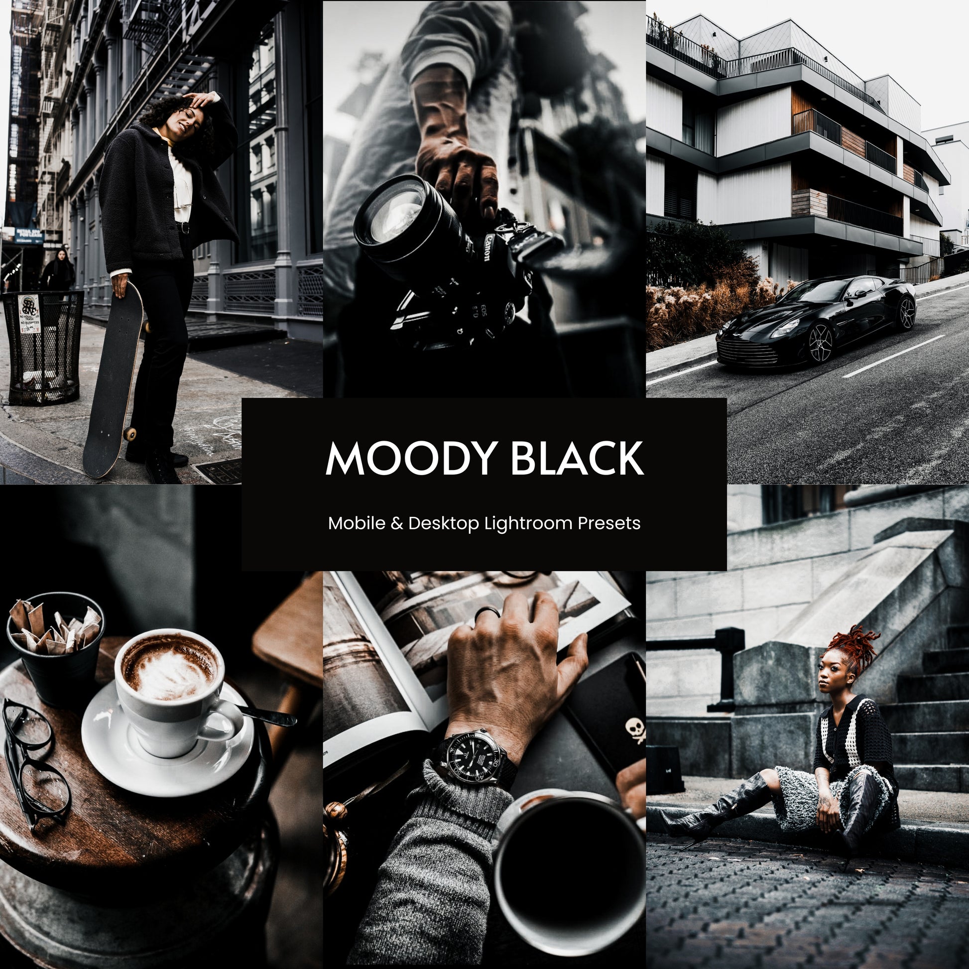 Moody Black Lightroom Presets