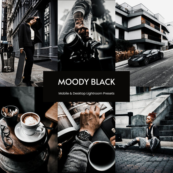 Moody Black Lightroom Presets