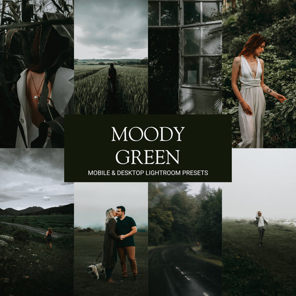 Moody Green Lightroom Presets