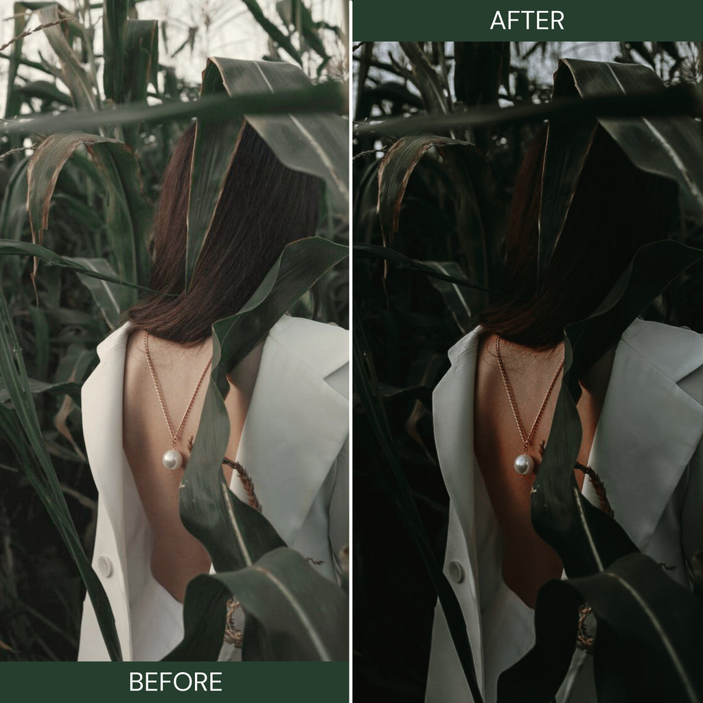 Moody Green Lightroom Presets