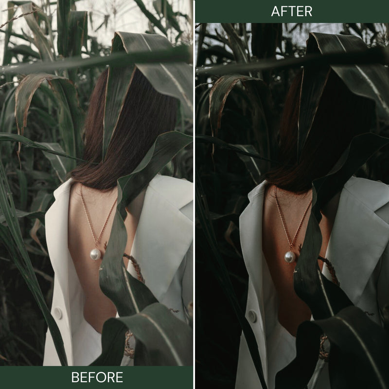 Moody Green Lightroom Presets
