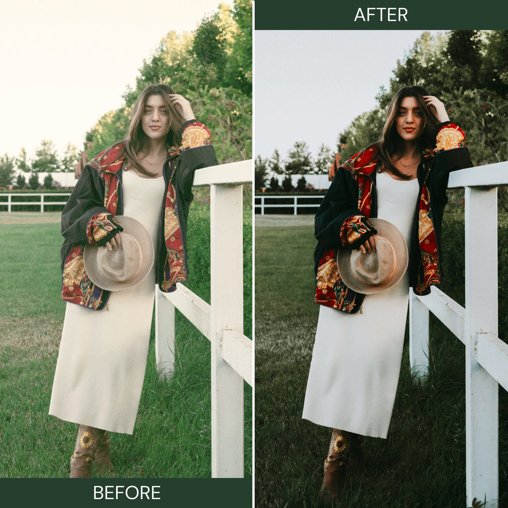 Moody Green Lightroom Presets