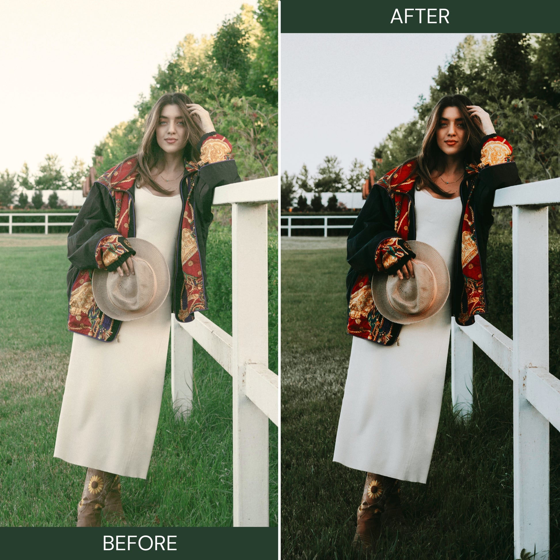 Moody Green Lightroom Presets
