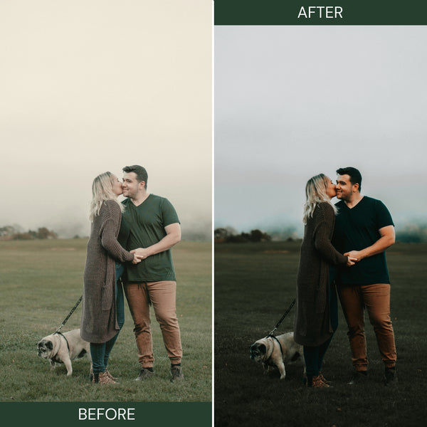 Moody Green Lightroom Presets