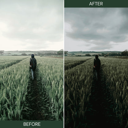 Moody Green Lightroom Presets