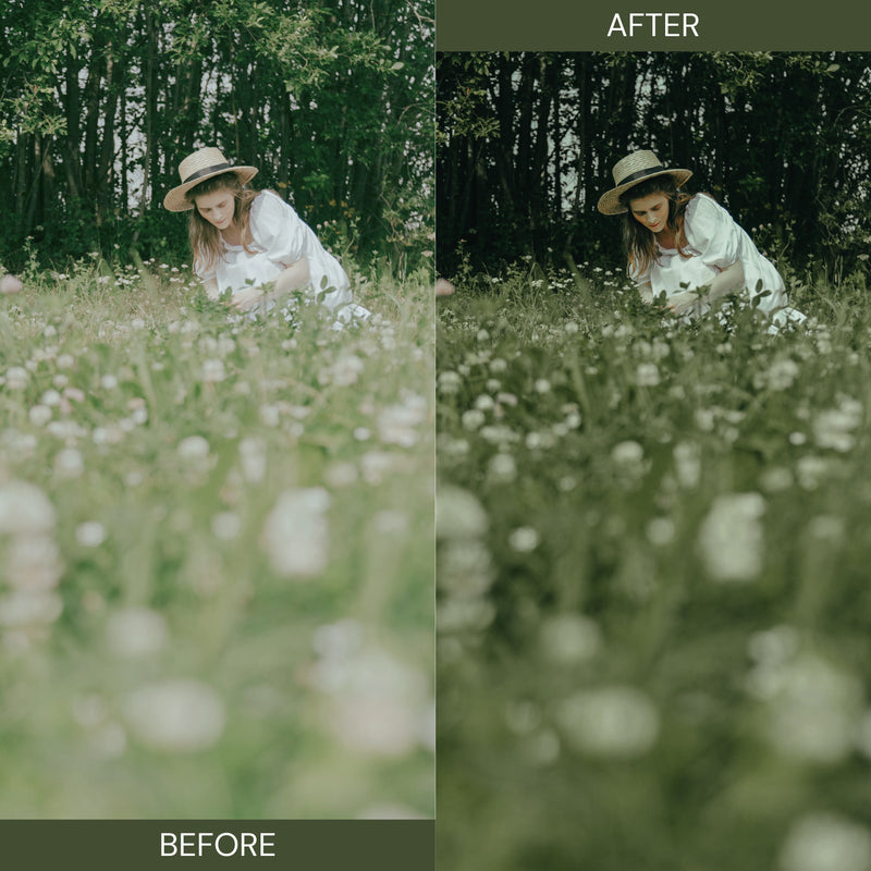 Soft Green Lightroom Presets